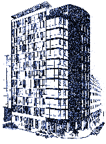 sketch of coop building
